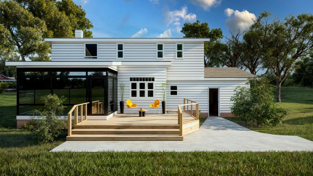 Modern sunroom