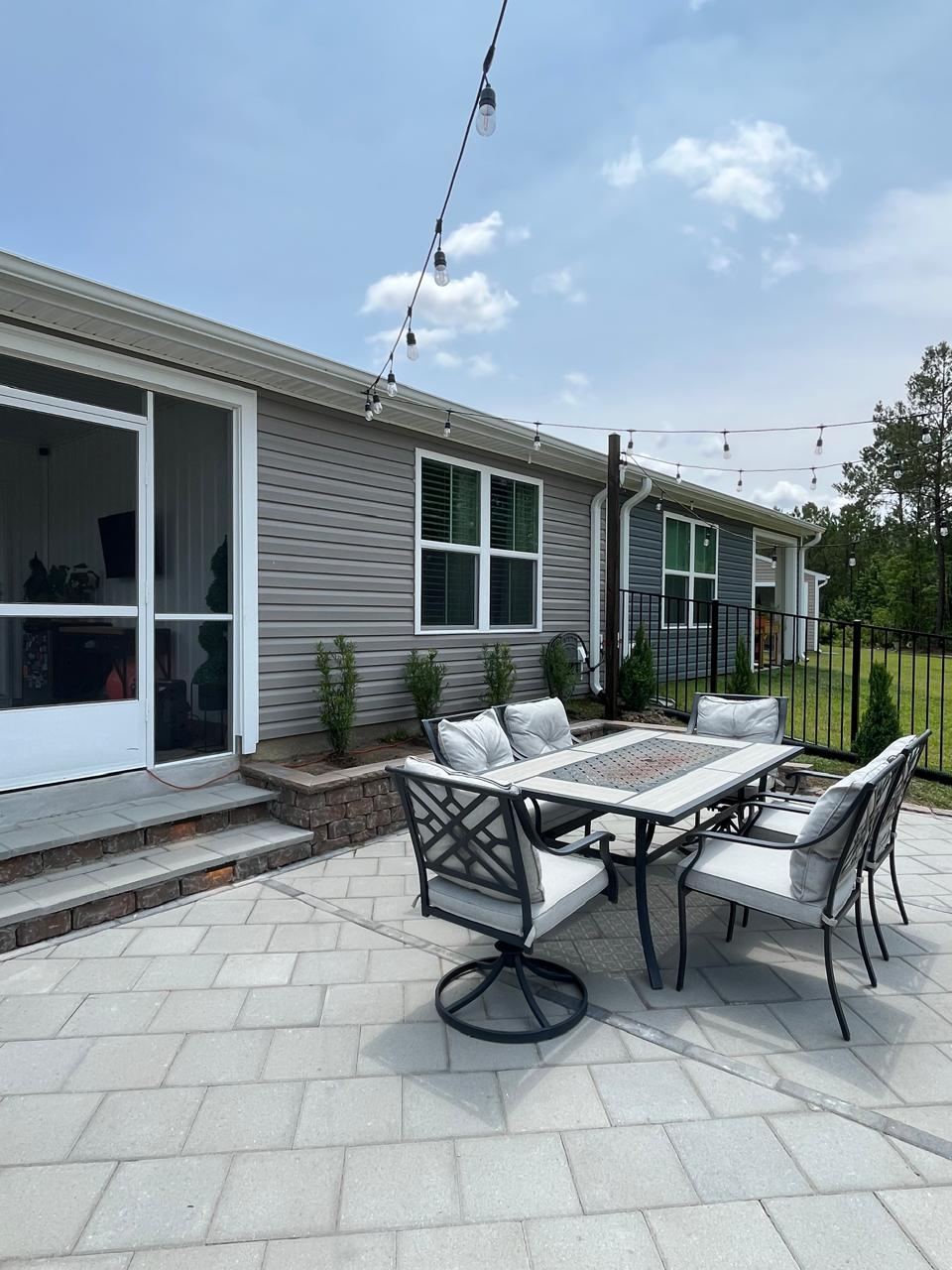 Paver patio